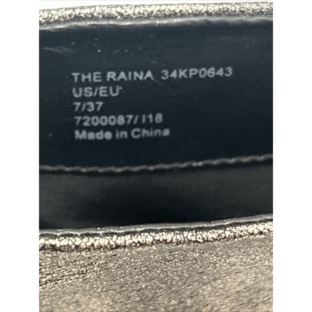Katy Perry Women’s The Raina Gunmetal Metallic Slouchy Mid-Calf Heeled Boots 7 - Picture 10 of 13